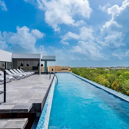 Top Location, Rooftop Pool And Gym With Jungle View, Elle Tulum Apartment